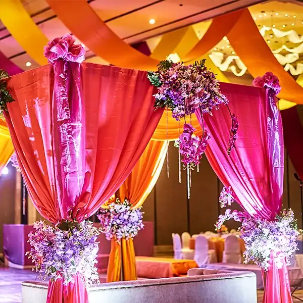 Bengali Wedding Mandap — Salt Lake Banquet