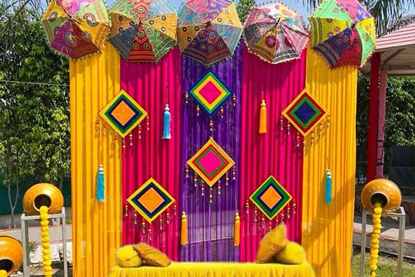 Full Flower Ceiling — Bidhannagar Convention Centre